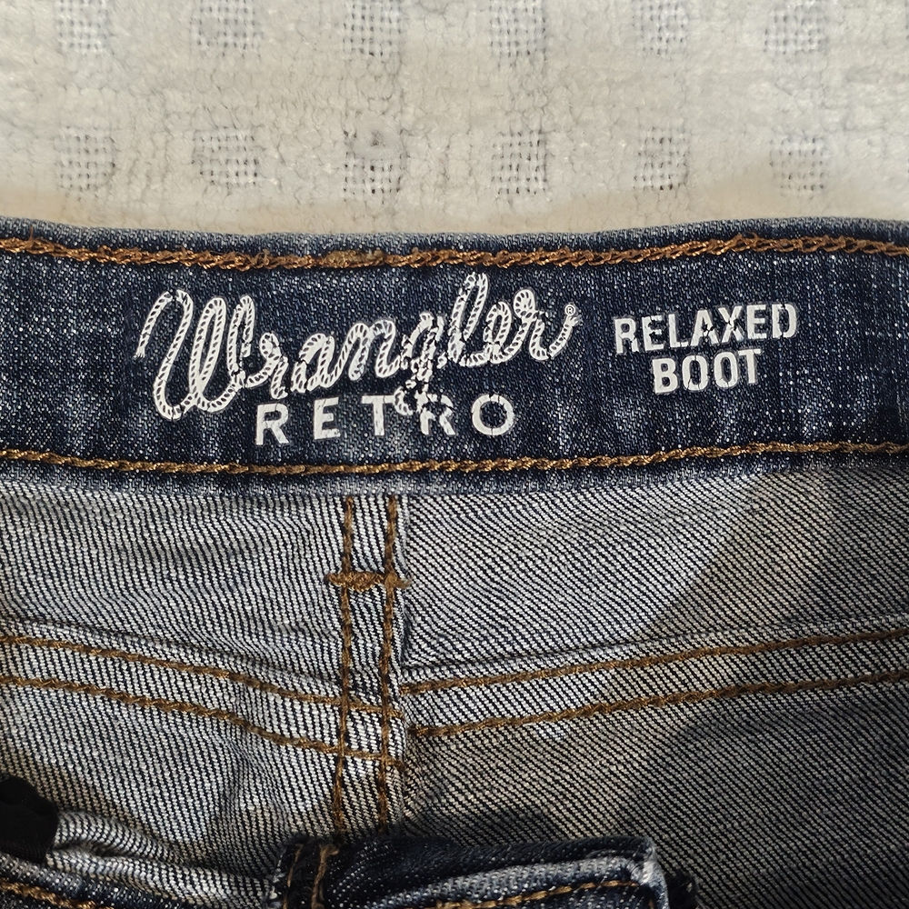 Wrangler Kids Dark Blue Jeans - Picture 6 of 7